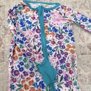 Little sleepies zippy in sweet pea